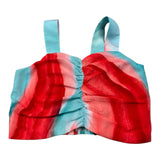 Naice Top Multicolor con Bretelle per Bambina 24129 MULTICOLOR NAICE 