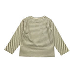 Babe & Tess Shirt Girocollo Tinta Unita con Fantasia A Righe per Bambino 09518160 VERDE BABE & TESS 