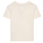 Tommy Hilfiger T-Shirt Girocollo tinta unita con Stampa Panna per Neonato KN0KN01569 PANNA TOMMY HILFIGER 