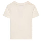 Tommy Hilfiger T-Shirt Girocollo tinta unita con Stampa Panna per Neonato KN0KN01569 PANNA TOMMY HILFIGER 