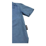 Just Cavalli Camicia Mezza Manica In Denim Tinta Unita per Bambina JBP26169CA BLU JUST CAVALLI 