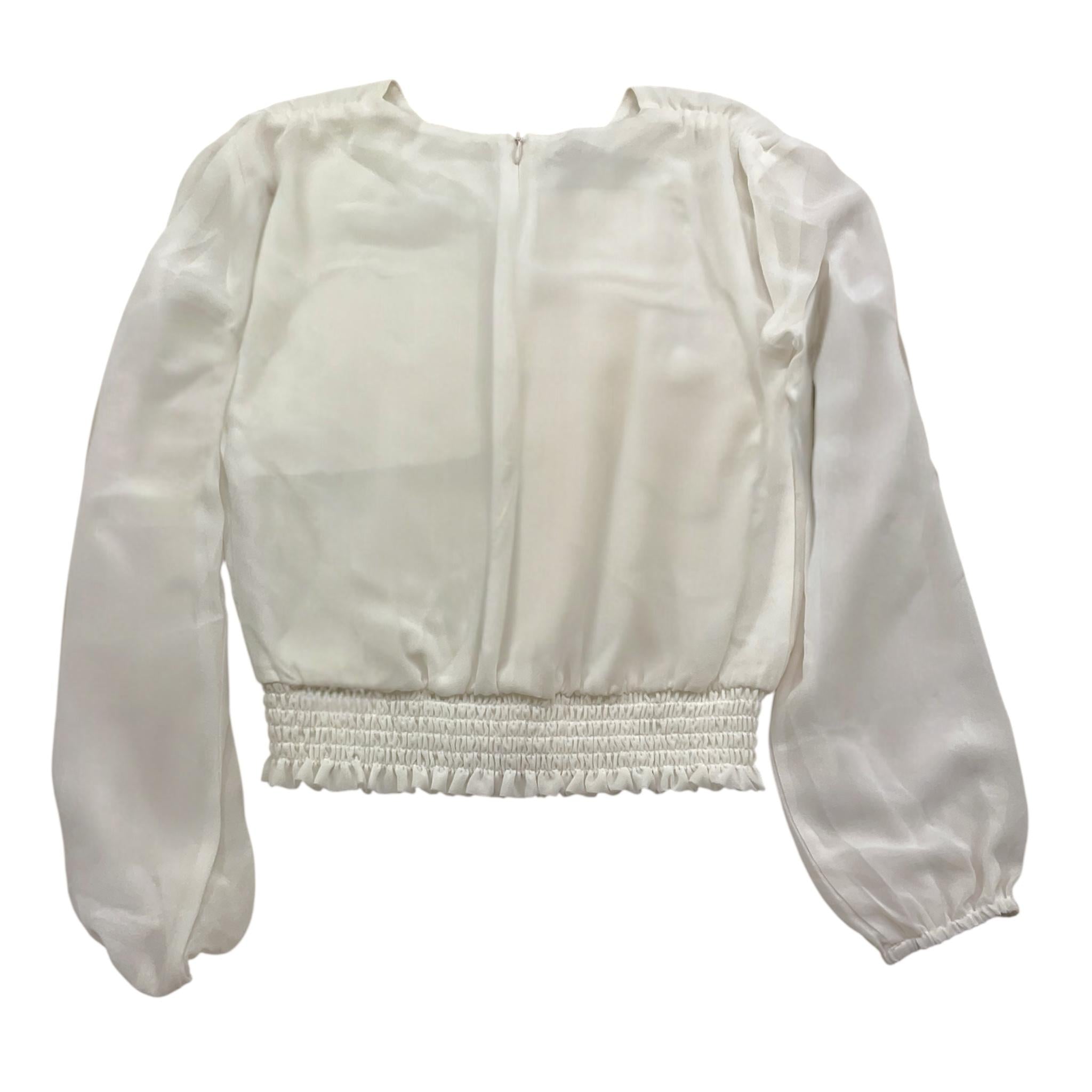 LIU JO camicia tinta unita velata Bianco per Bambina GF1056 BIANCO LIU JO 