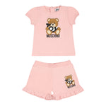 Moschino Completo 2 Pezzi T-Shirt-Short per Neonata MAG01OX ROSA MOSCHINO 