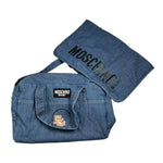 Moschino Borsa per Cambio con Fasciatoio In Denim per Neonata MUX05P BLU MOSCHINO 