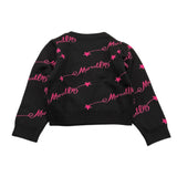MARC ELLIS maglia girocollo tinta unita logata Nero per Neonata JMNSW00180 NERO MARC ELLIS 