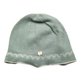 Paz Rodriguez Cappello Tinta Unita Verde Per Neonata