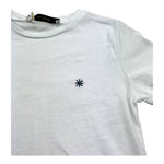 Manuel Ritz T-Shirt Girocollo Tinta Unita con Logo per Bambino MR3120 BIANCO MANUEL RITZ 