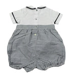 J.O. Milano Pagliaccetto Mezza Mania Fantasia A Righe per Neonato 571B1 BIANCO J.O. MILANO 