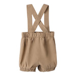 Mini Banda Salopette tinta unita Beige per Neonato 3B621X BEIGE MINI BANDA 