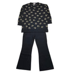 LIU JO completo 2 pezzi maglia-pantalone modello zampa Nero per Neonata KF4034N NERO LIU JO 