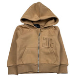 John Richmond Felpa con Zip E Cappuccio Tinta Unita con Logo per Neonato RIP26004FE MARRONE JOHN RICHMOND 