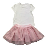 Guess Completo 2 Pezzi T-Shirt-Gonna Bicolore per Neonata A4RG21K6YW0 BIANCO/ROSA GUESS 