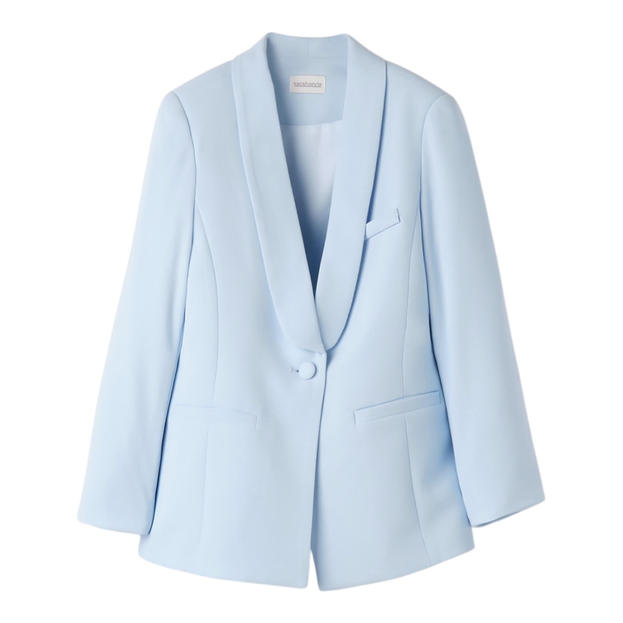 Sarabanda Giacca Tinta Unita con Bottoni per Bambino 0B592X AZZURRO SARABANDA 