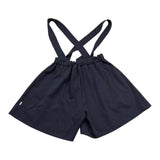 Magil Short Tinta Unita con Bretelle per Bambina ZM28094 BLU MAGIL 