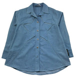 John Richmond Camicia In Denim Tinta Unita Manica Lunga per Bambina RGP26070CA AZZURRO JOHN RICHMOND 