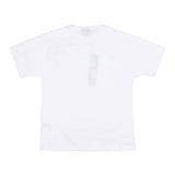 Disclaimer T-Shirt Tinta Unita Con Stampa In Contrasto Bianco Per Bambina