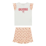 Guess Completo 2 Pezzi Short-T-Shirt per Bambina K5GG00K6YW4 BIANCO GUESS 