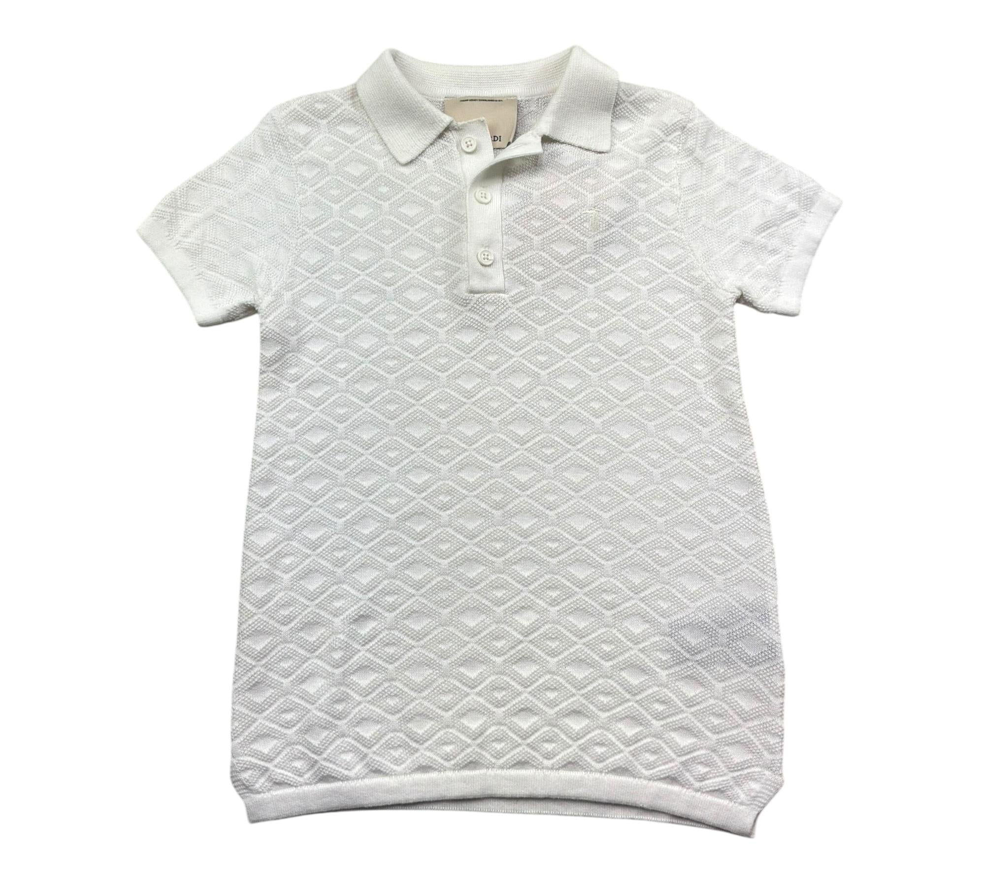 Trussardi Polo Mezza Manica Tinta Unita per Bambino TBP26081PO BIANCO TRUSSARDI 