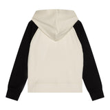 Calvin Klein Felpa Bicolore con Cappuccio E Logo per Bambino B02378K PANNA CALVIN KLEIN 
