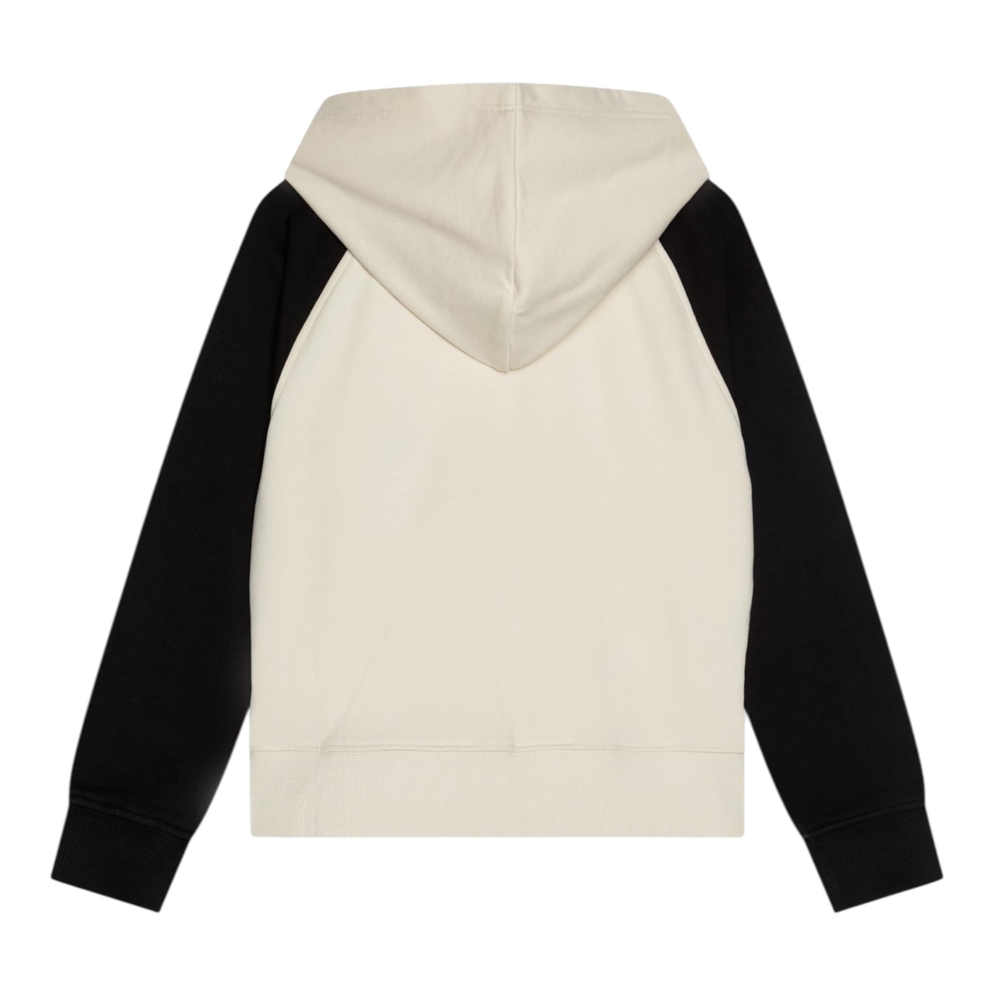 Calvin Klein Felpa Bicolore con Cappuccio E Logo per Bambino B02378K PANNA CALVIN KLEIN 