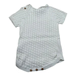 Wedoble Pagliaccetto Mezza Manica Tinta Unita per Neonato V2404305R BIANCO WEDOBLE 