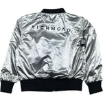 John Richmond Giubbino Reversibile con Zip Bicolore per Bambina RGP26037GB NERO/ARGENTO JOHN RICHMOND 