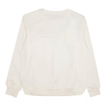 BALMAIN felpa girocollo tinta unita con stampa Panna per Bambina BV4B10 PANNA BALMAIN 