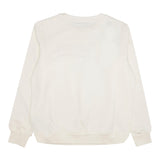 BALMAIN felpa girocollo tinta unita con stampa Panna per Bambina BV4B10 PANNA BALMAIN 