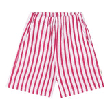 Dou Dou Shorts Bicolore con Fantasia A Righe per Bambina DW6Q39X BIANCO DOU DOU 
