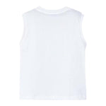 Mayoral Canotta Girocollo Tinta Unita con Stampa per Bambino 3053 BIANCO MAYORAL 