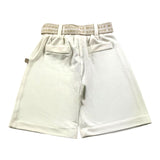 Bamboom+Babies Pantalone Modello A Palazzo Tinta Unita Con Cintura Bianco Per Neonata