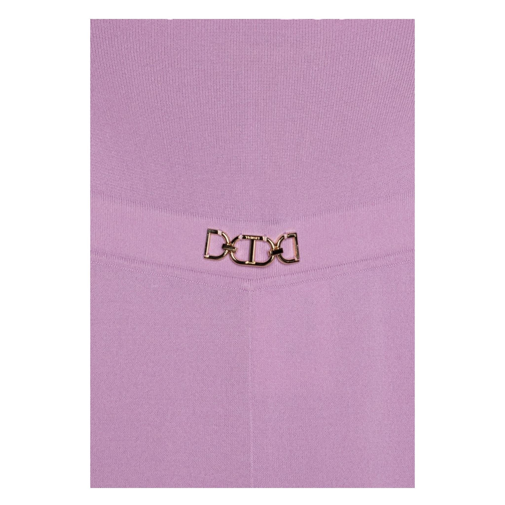 Twinset Tuta Intera Tinta Unita con Logo per Bambina 251GJ3QW1X LILLA TWINSET 