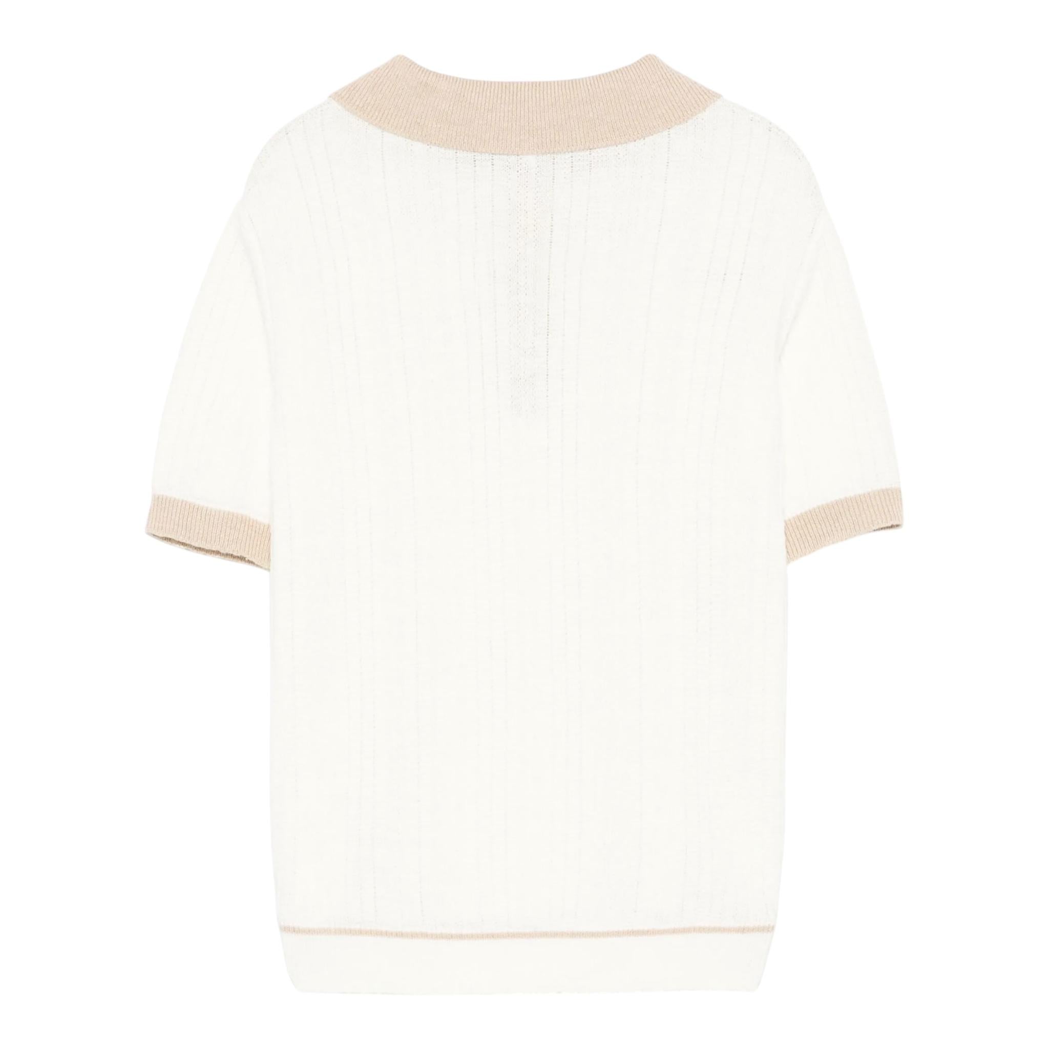 Eleventy Polo Mezza Manica Tinta Unita per Bambino EW9P01 PANNA ELEVENTY 