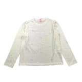 VICOLO shirt girocollo tinta unita con brillantini Bianco per Bambina 3141M00053 BIANCO VICOLO 