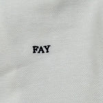 Fay Felpa Tinta Unita con Zip E Cappuccio per Bambino FW4P10XX BIANCO FAY 