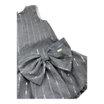 LE BEBE' abito tinta unita giromanica con paillettes Grigio per Neonata LBG6150 GRIGIO LE BEBE' 