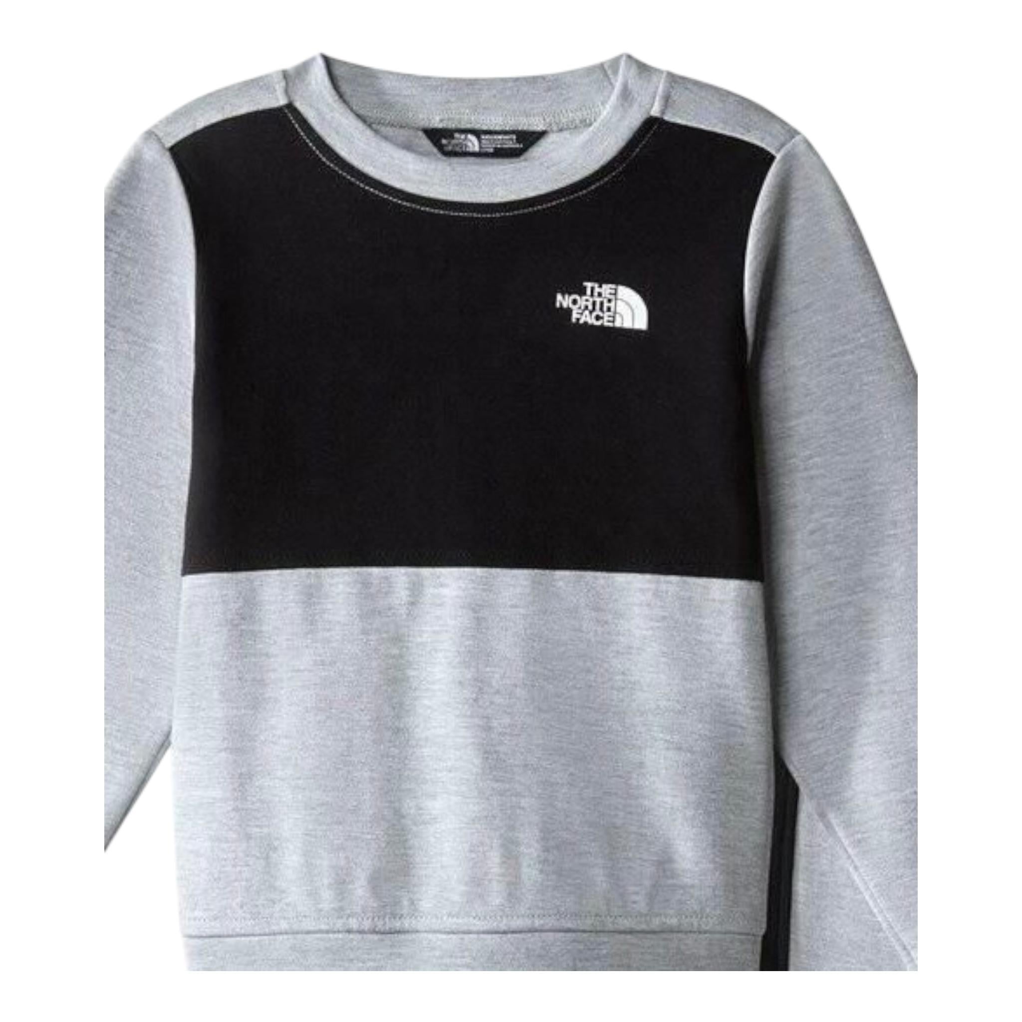 The North Face Completi 2 Pezzi Bicolore Felpa-Pantalone per Bambino NF0A84N3DYX GRIGIO/NERO THE NORTH FACE 