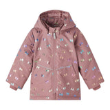 NAME IT giubbino tinta unita con cappuccio e stampa Rosa per Bambina 13218214 ROSA NAME IT 
