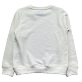 Trussardi Felpa Chiusa Girocollo Tinta Unita con Stampa per Bambino TBP26070FE BIANCO TRUSSARDI 