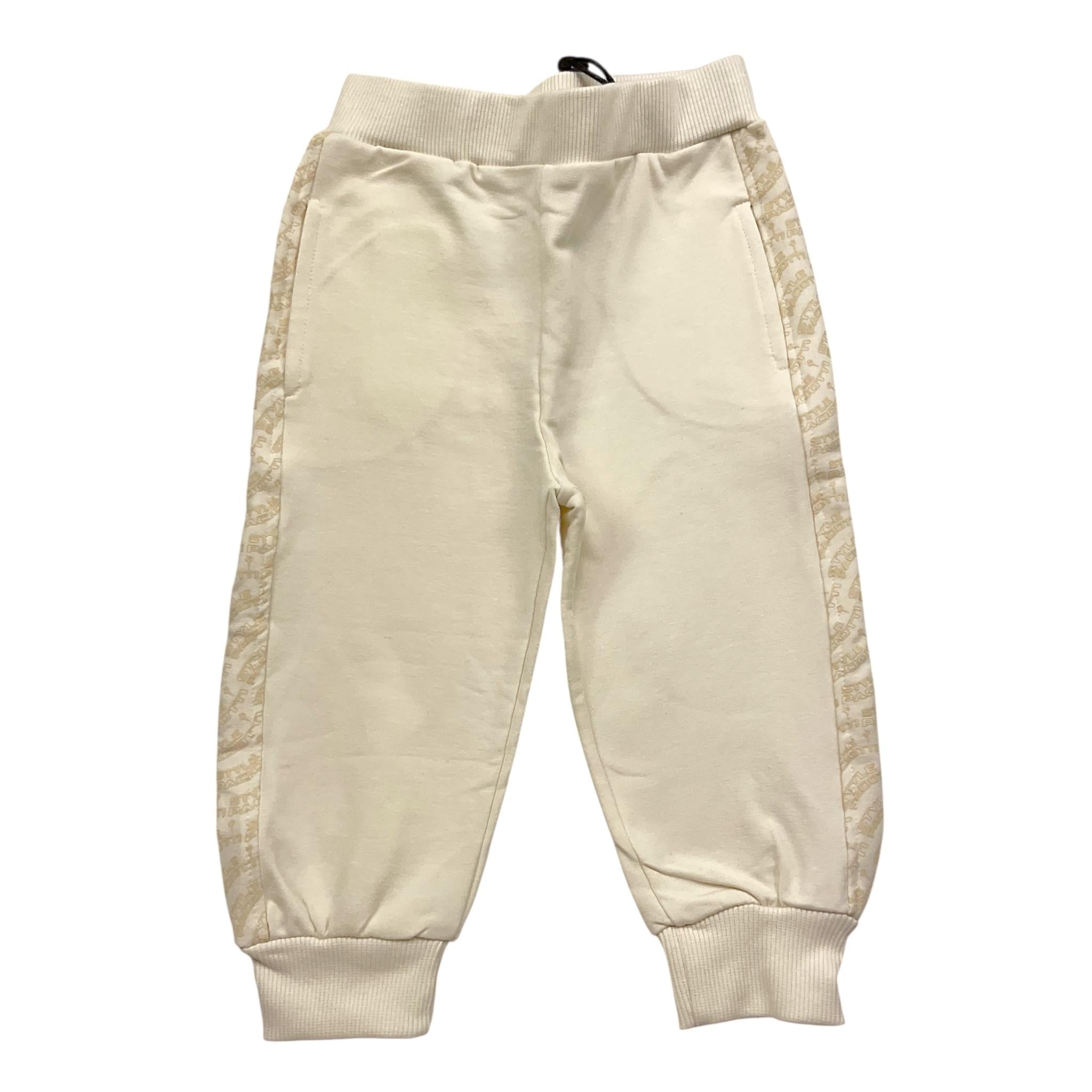 CESARE PACIOTTI pantalone tuta tinta unita logato Panna per Neonato PFP5301BXN PANNA CESARE PACIOTTI 