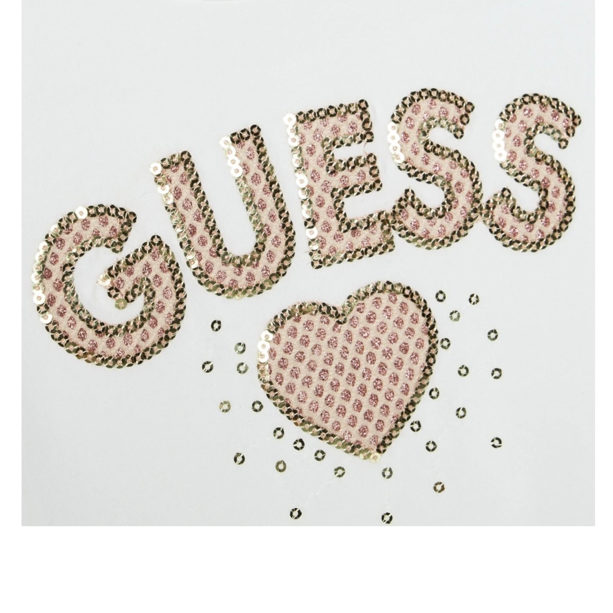 Guess Completo 2 Pezzi T-Shirt-Gonna per Bambina K5RG06K6YW0 BIANCO GUESS 