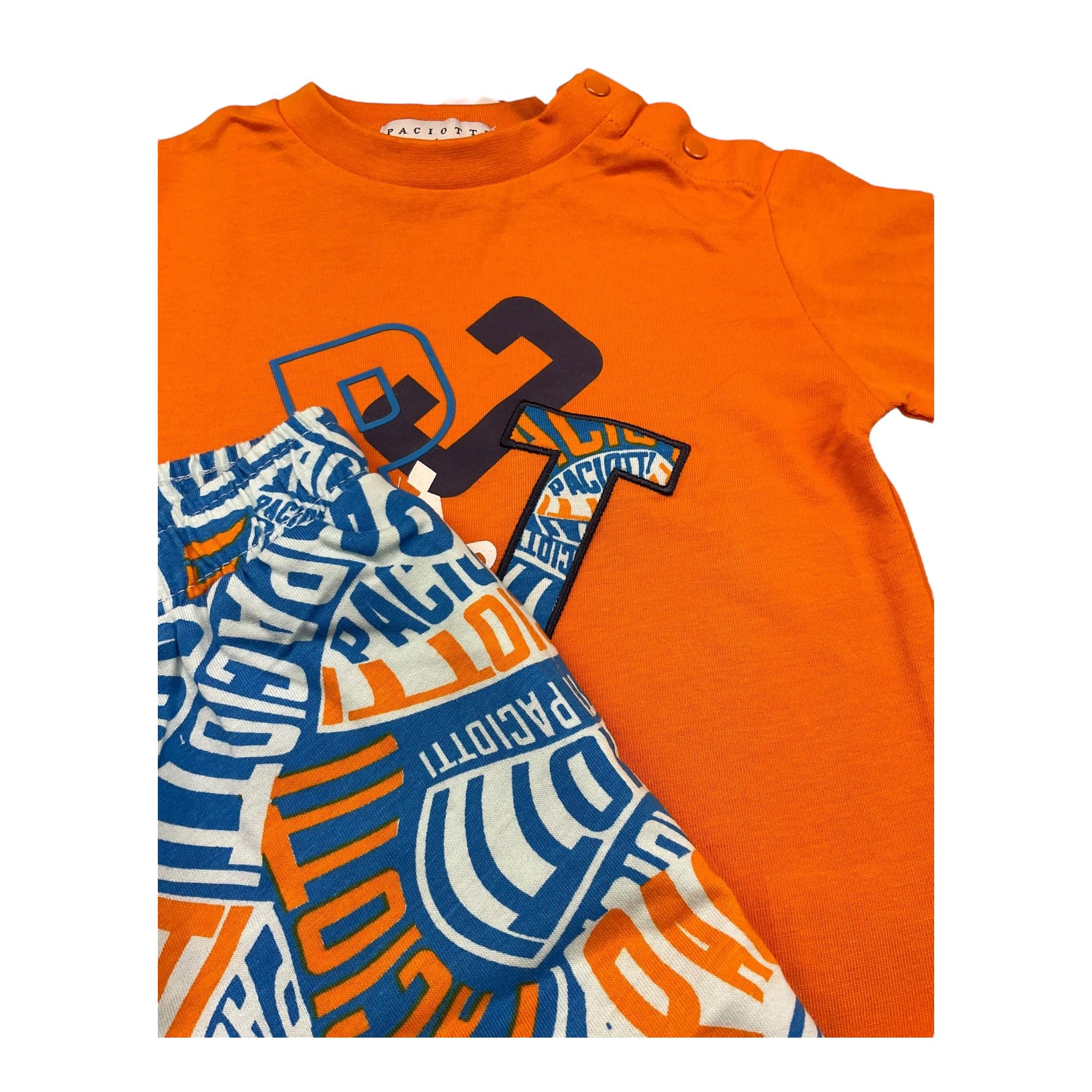 Cesare Paciotti Completo 2 Pezzi T-Shirt-Bermuda per Neonato COMP5127B ARANCIONE CESARE PACIOTTI 