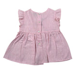 J.O. Milano Camicia Mezza Manica Tinta Unita con Ricami per Neonata 576E1 ROSA J.O. MILANO 