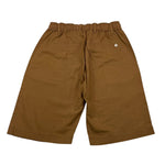 Please Bermuda Tinta Unita con Elastico In Vita per Bambino RE49300B73 MARRONE PLEASE 