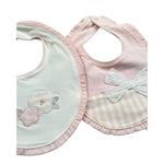 Mayoral Set 2 Pezzi Bavetta Bicolore per Neonata 9095 BIANCO/ROSA MAYORAL 