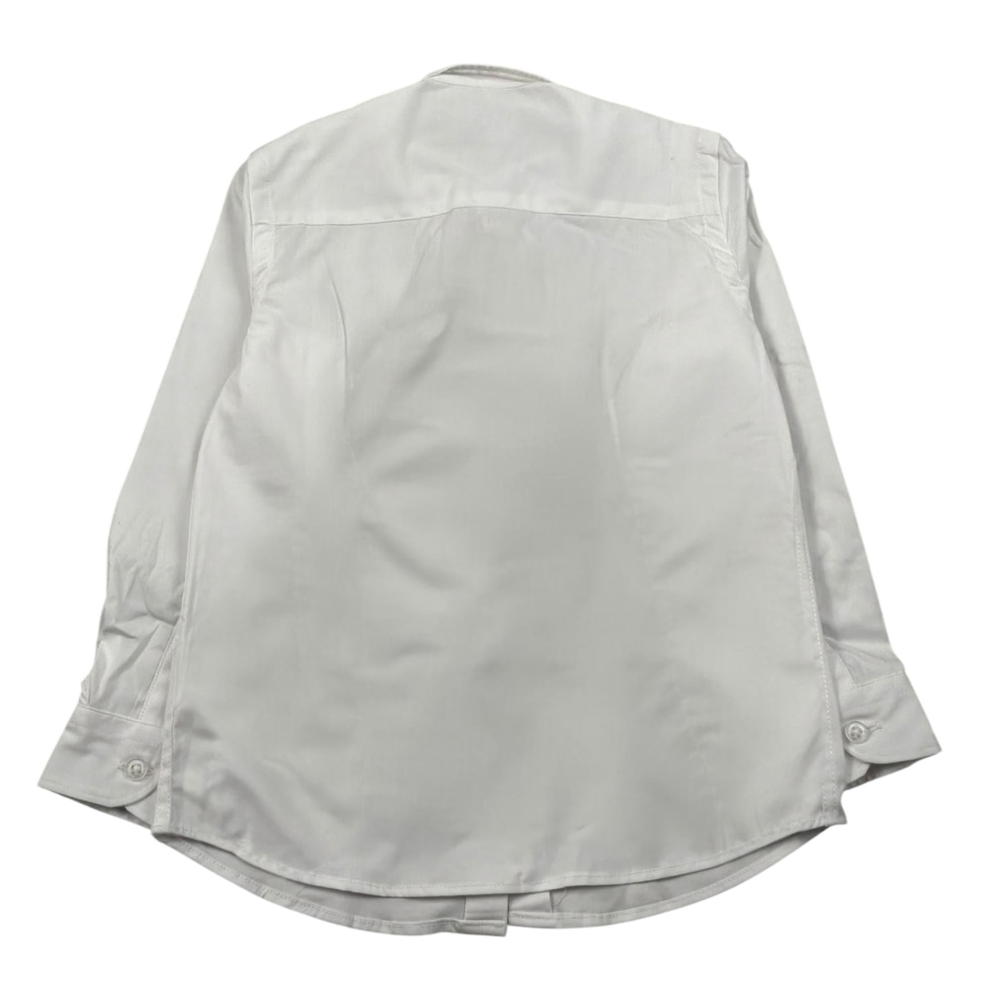 Manuel Ritz Camicia Manica Unga Tinta Unita per Bambino MR2039 BIANCO MANUEL RITZ 