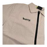 Disclaimer Camicia Mezza Manica Tinta Unita con Zip per Bambino 25EDK58456 BEIGE DISCLAIMER 