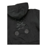 U+è BY MISS GRANT felpa con zip e cappuccio tinta unita Nero per Neonata UE1618N NERO U+è BY MISS GRANT 