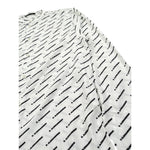 Daniele Alessandrini Camicia Manica Lunga Collo Coreano tinta unita con Stampe Logo Bianco per Bambino 1235C00155X BIANCO DANIELE ALESSANDRINI 