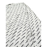 Daniele Alessandrini Camicia Manica Lunga Collo Coreano tinta unita con Stampe Logo Bianco per Bambino 1235C00155X BIANCO DANIELE ALESSANDRINI 